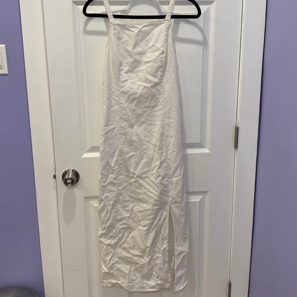 Linen Midi Dress